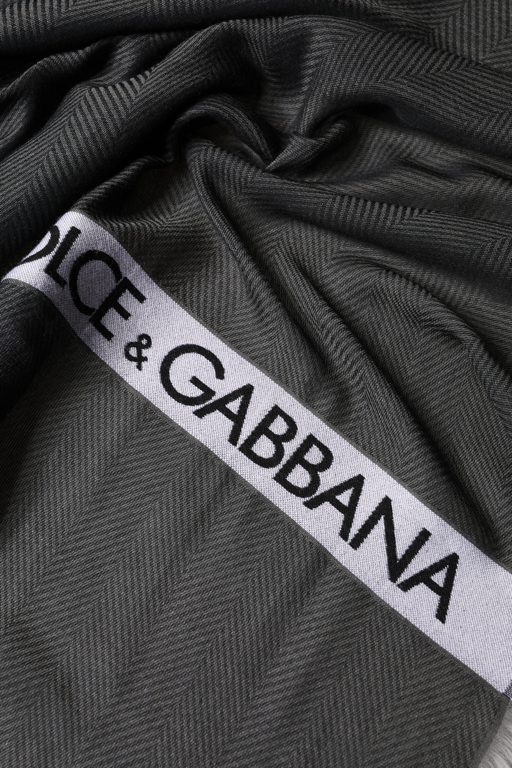 Dolce & Gabbana Black Modal Warmer Shawl Fringes 140cm x 134cm Men Scarf - Luxe Marca