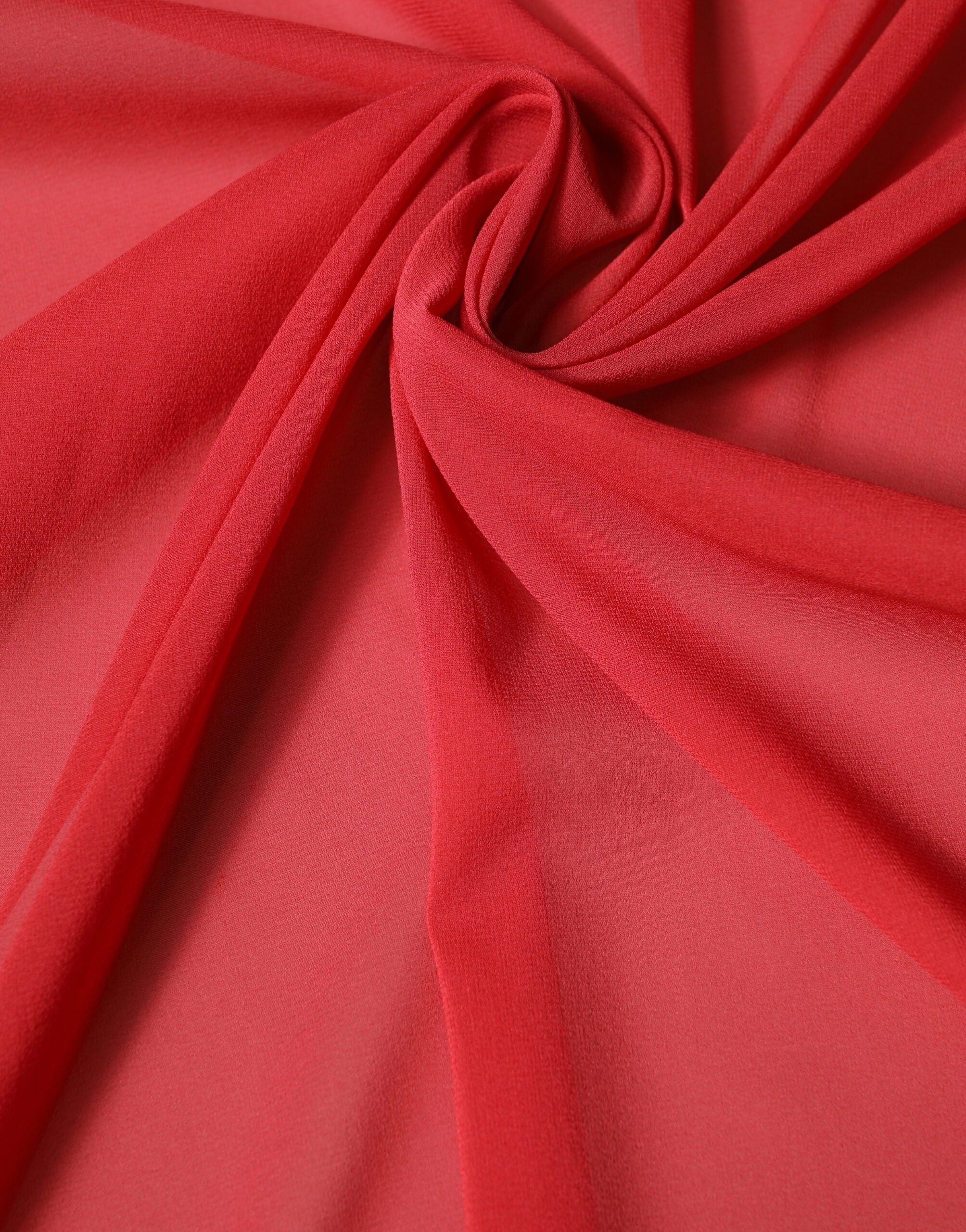 Dolce & Gabbana Red Silk Neck Wrap Shawl Women Stole 200cm x 64cm Scarf - Luxe Marca