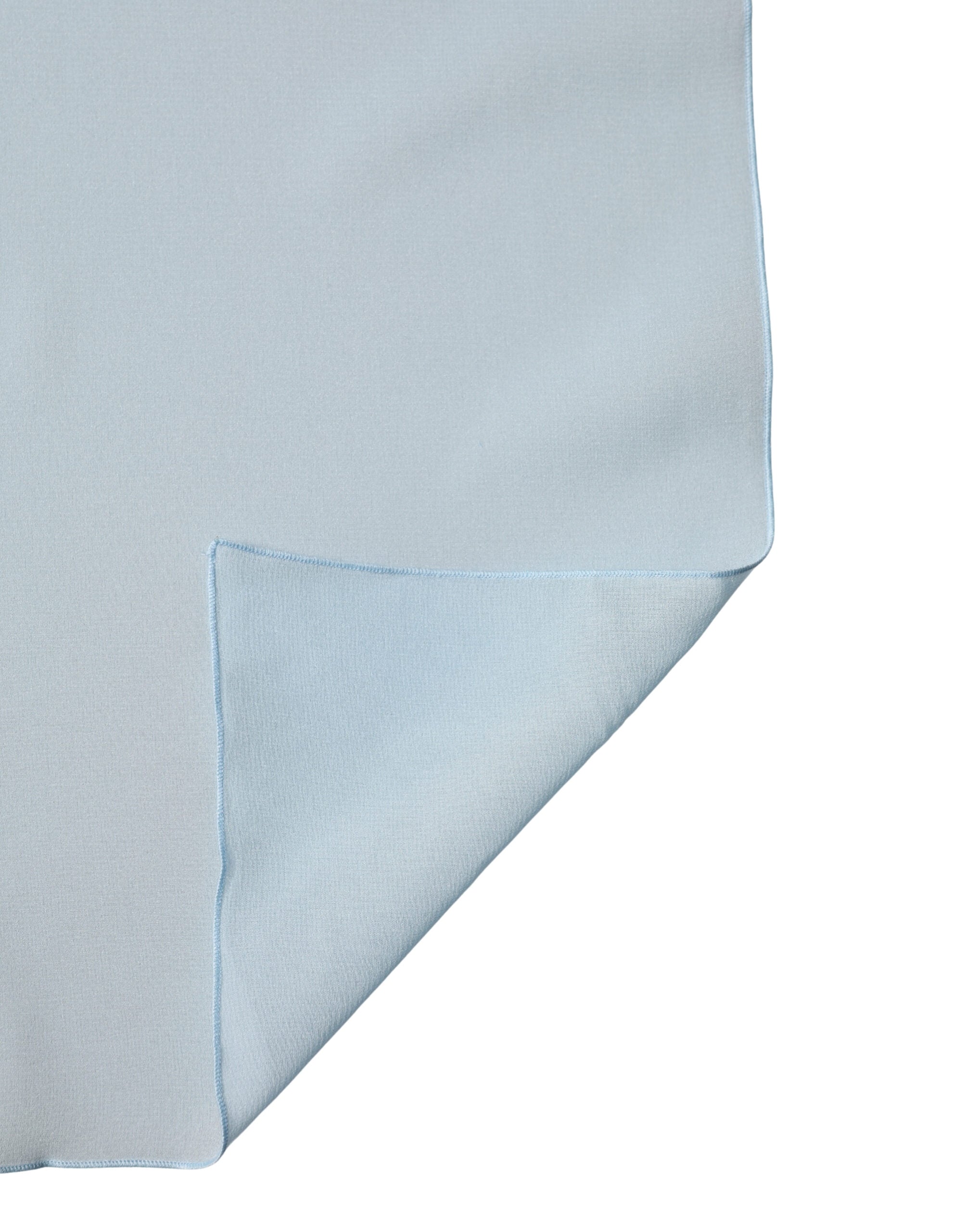 Dolce & Gabbana Light Blue Silk Neck Wrap Shawl Stole 200cm x 64cm Scarf - Luxe Marca