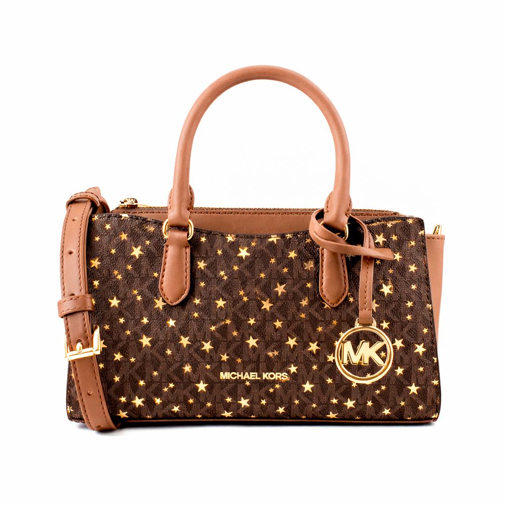 Michael Kors Brown Canvas Handbag - Luxe Marca