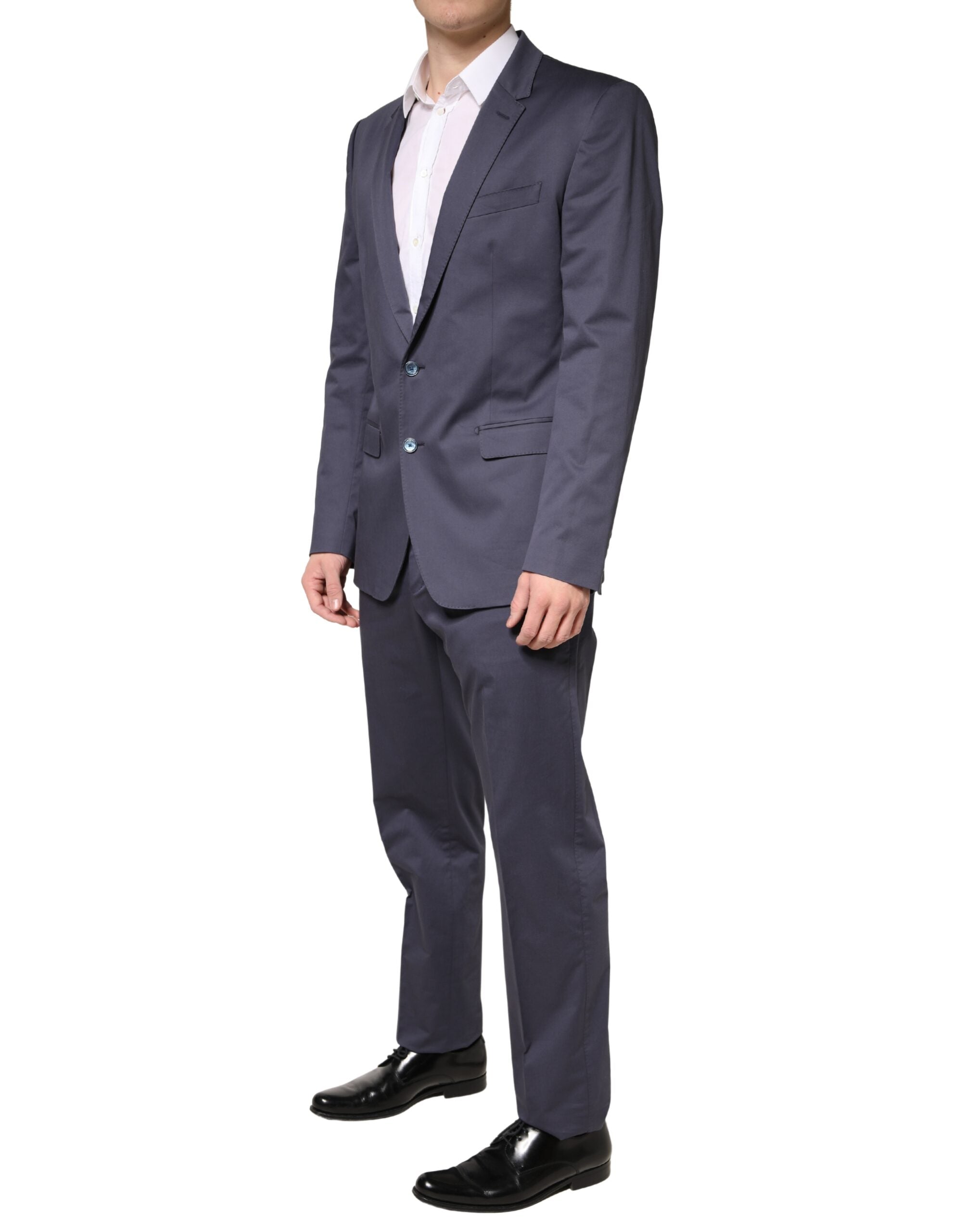 Dolce & Gabbana Blue Single Breasted MARTINI 2 Piece Suit - Luxe Marca
