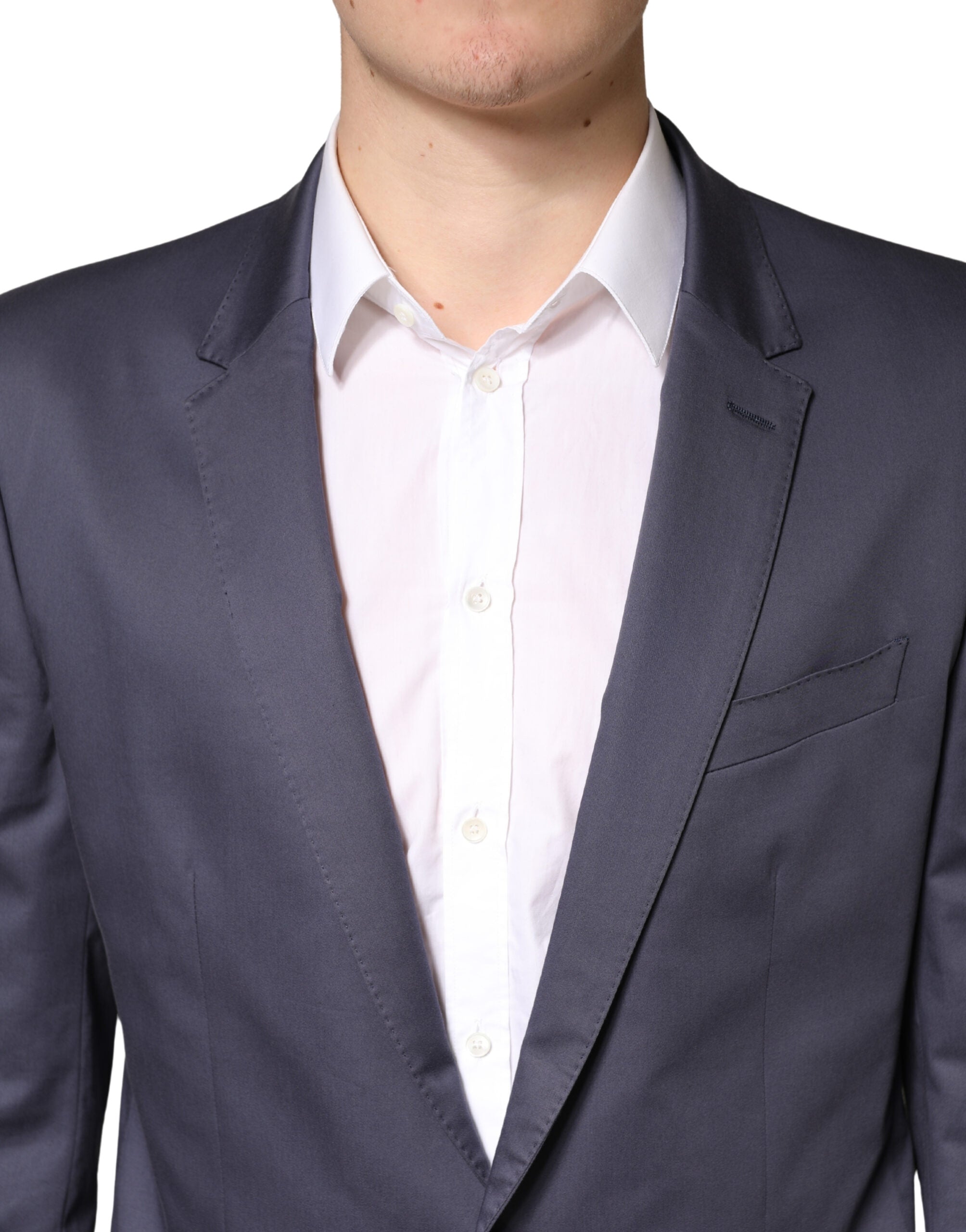 Dolce & Gabbana Blue Single Breasted MARTINI 2 Piece Suit - Luxe Marca