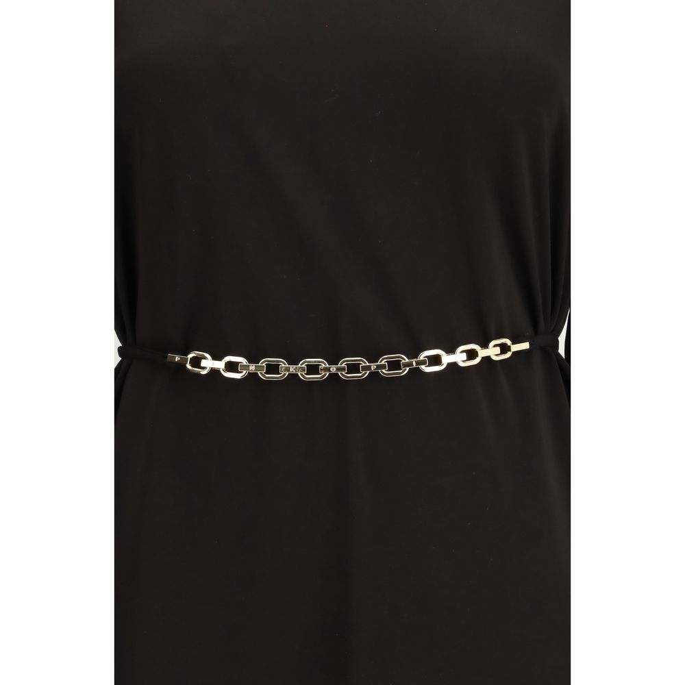 PINKO Black Acetate Casual Dress - Luxe Marca