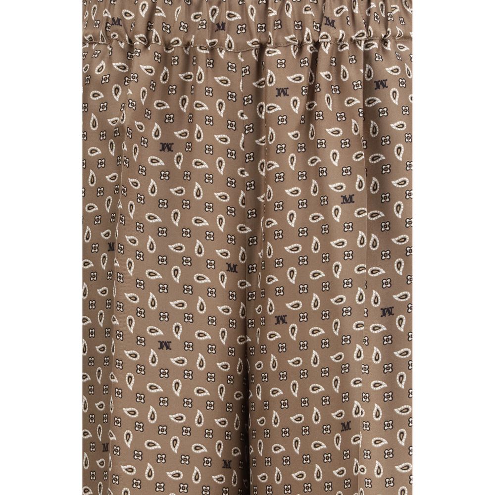 Max Mara Multicolor Silk Pants - Luxe Marca
