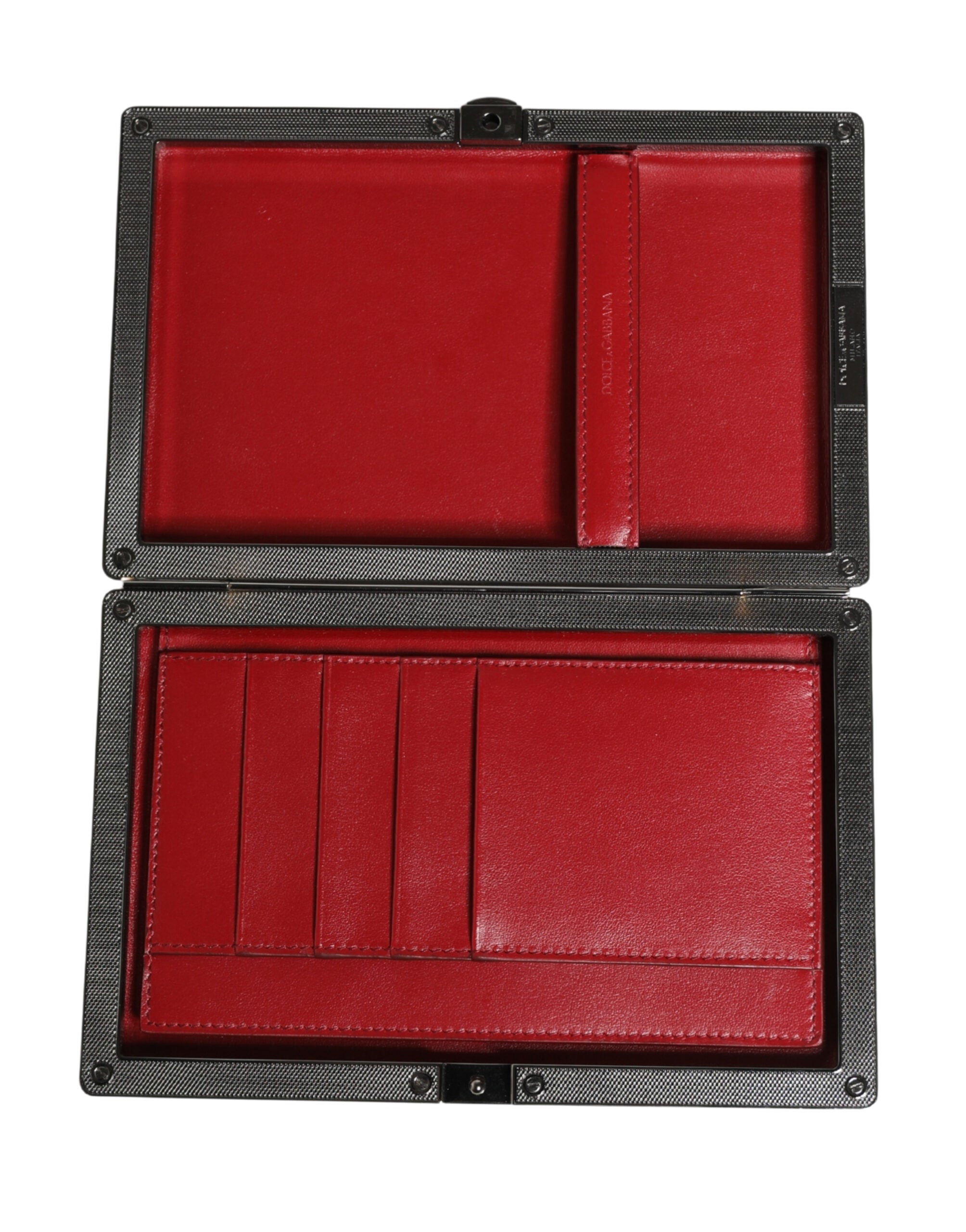 Dolce & Gabbana Beige Velvet Calf Leather Clutch Evening Women Purse Bag - Luxe Marca
