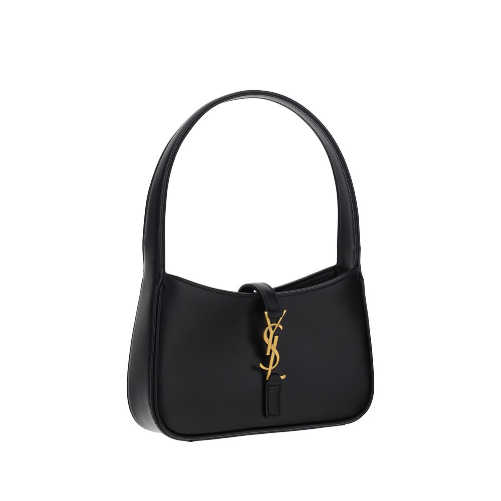 Saint Laurent Black Calf Leather Bos Taurus Shoulder Bag - Luxe Marca