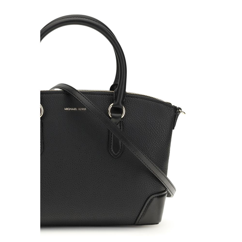 Michael Kors Black Calf Leather Bos Taurus Handbag - Luxe Marca