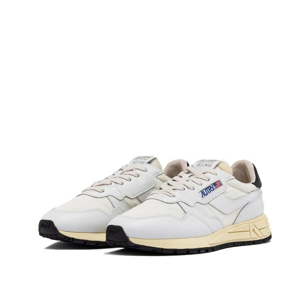 Autry White Leather Low Top Sneakers