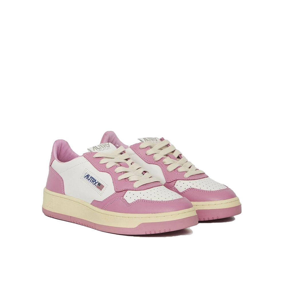 Autry Multicolor Leather Low Top Sneakers