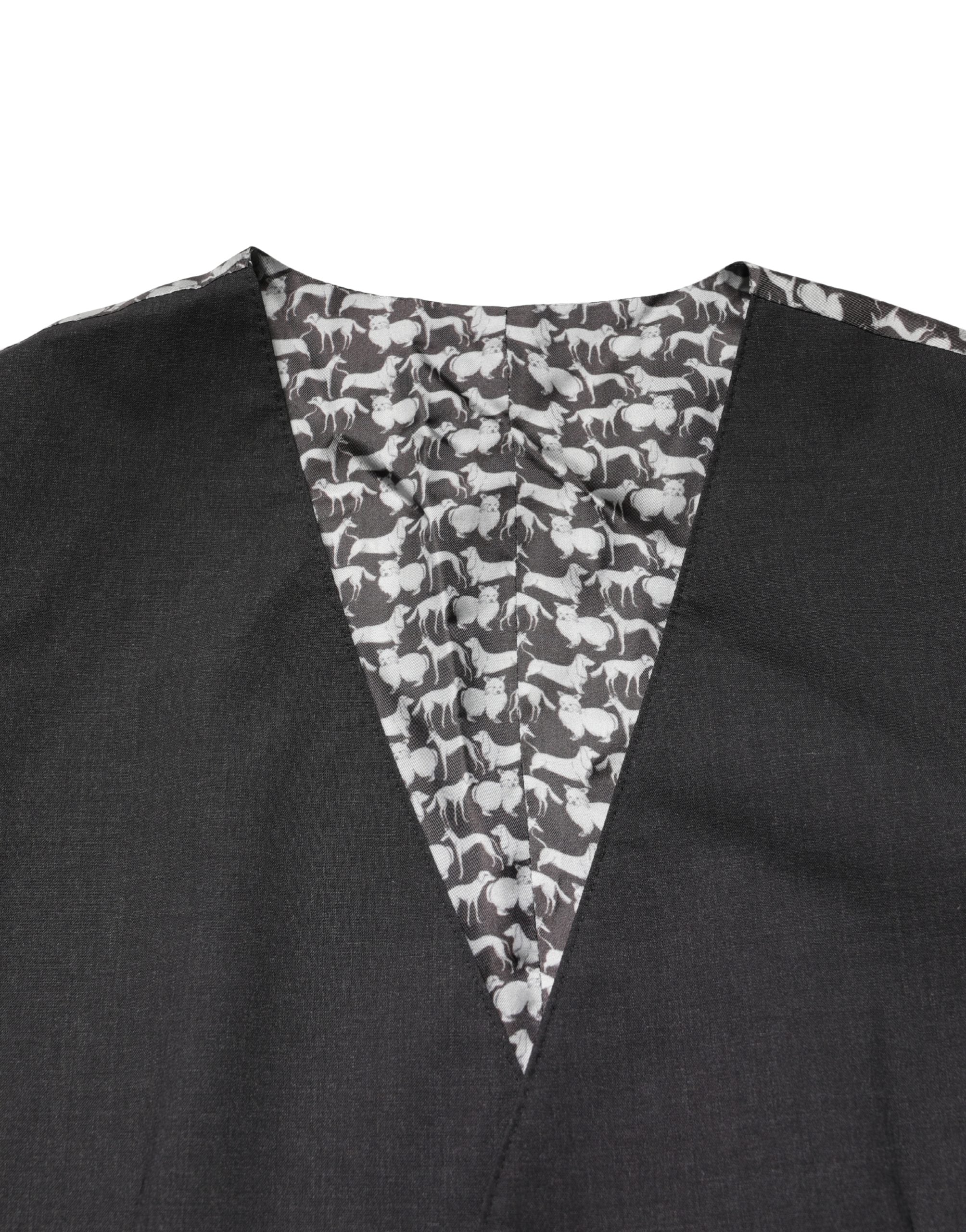 Dolce & Gabbana Black Wool Dress Men Formal Waistcoat Vest - Luxe Marca
