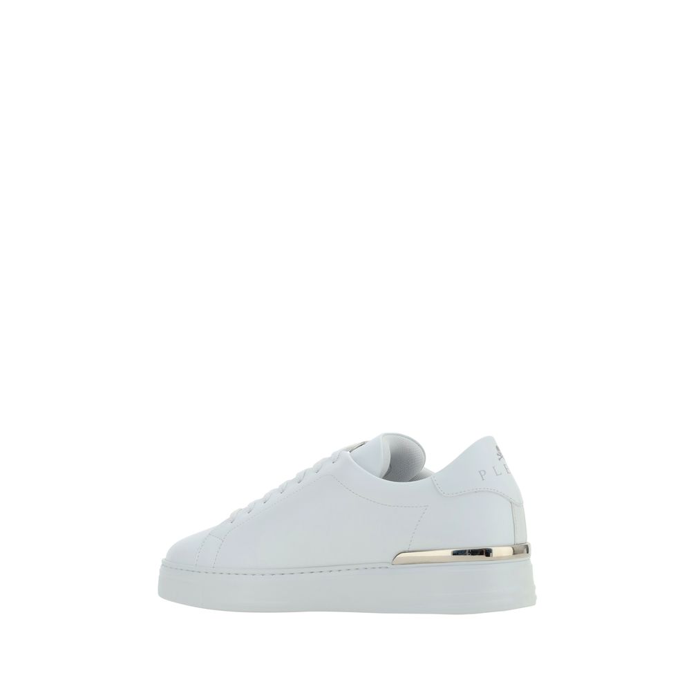 Philipp Plein White Rubber Low Top Sneakers - Luxe Marca