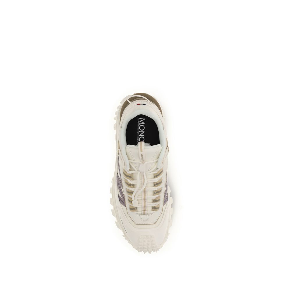 Moncler White Calf Leather Bos Taurus Athletic Sneakers - Luxe Marca