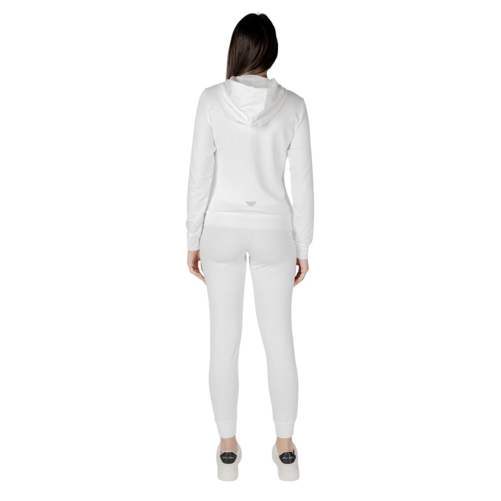 بدلة رياضية من البوليستر الكريمي من EA7 Emporio Armani