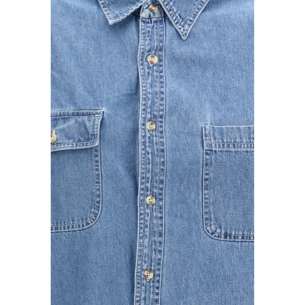 E.L.V. DENIM قميص دنيم أزرق