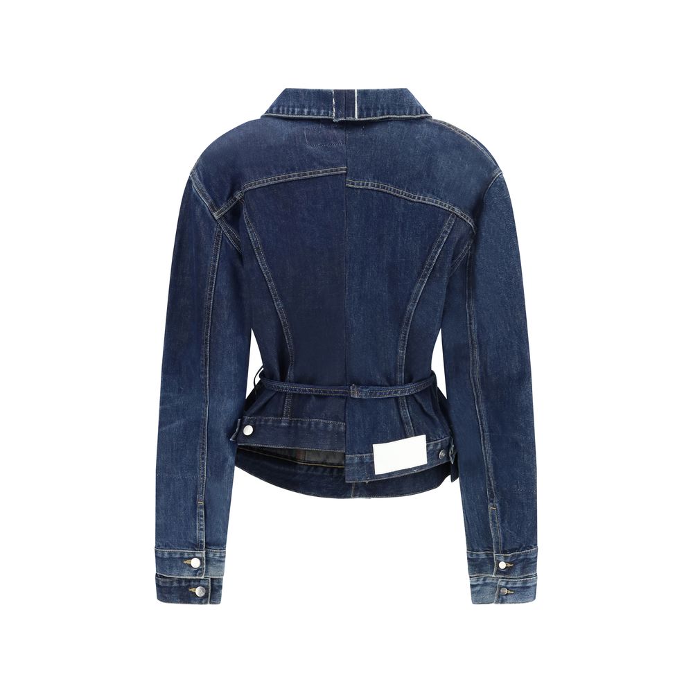 جاكيت دنيم أزرق من E.L.V. DENIM قطن