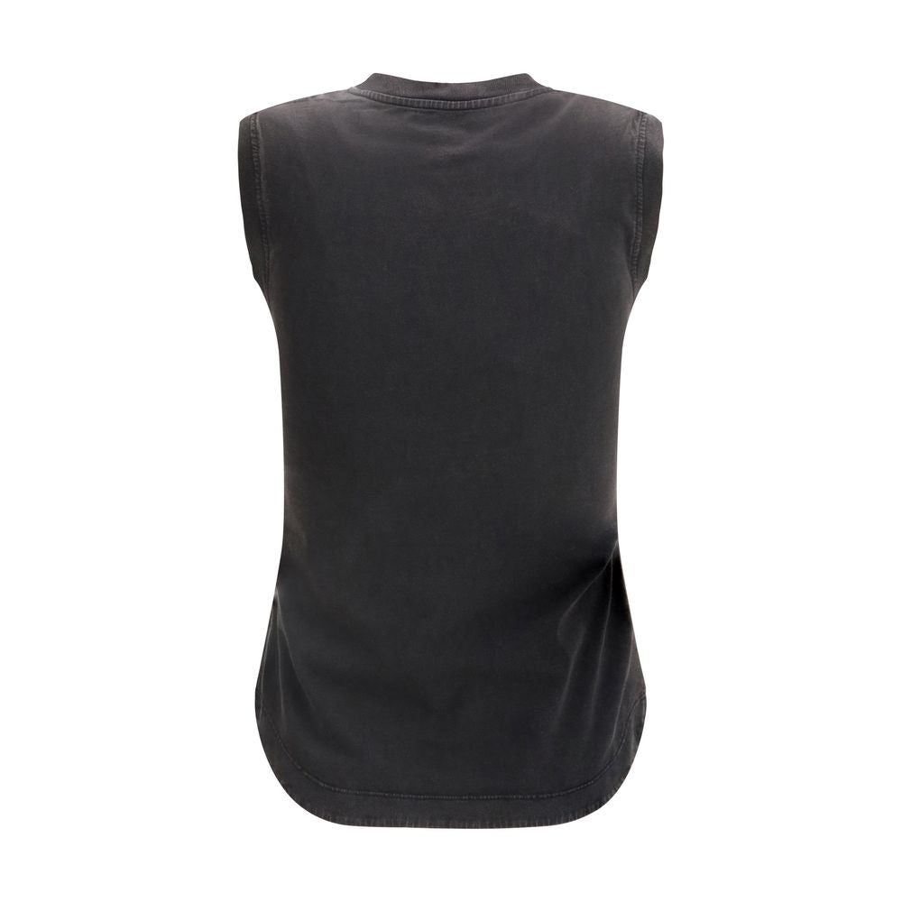 The Attico Black Cotton Top - Luxe Marca