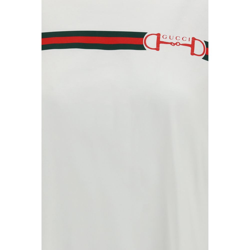 Gucci White Cotton T-Shirt