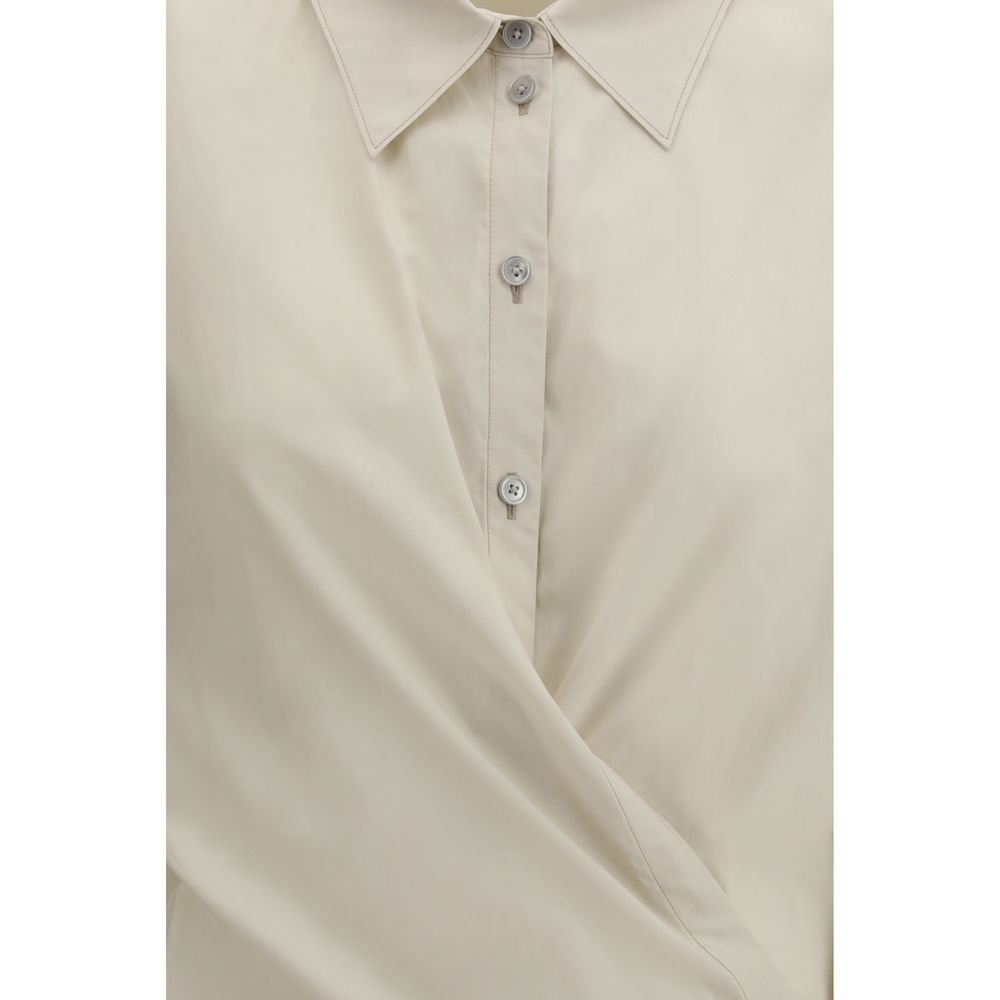 Lemaire Beige Cotton Dress Shirt