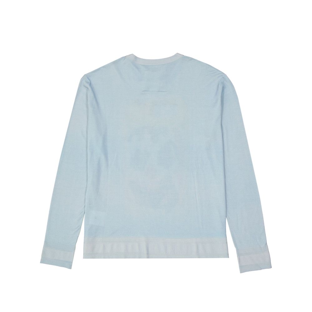 Givenchy Blue Silk Sweatshirt