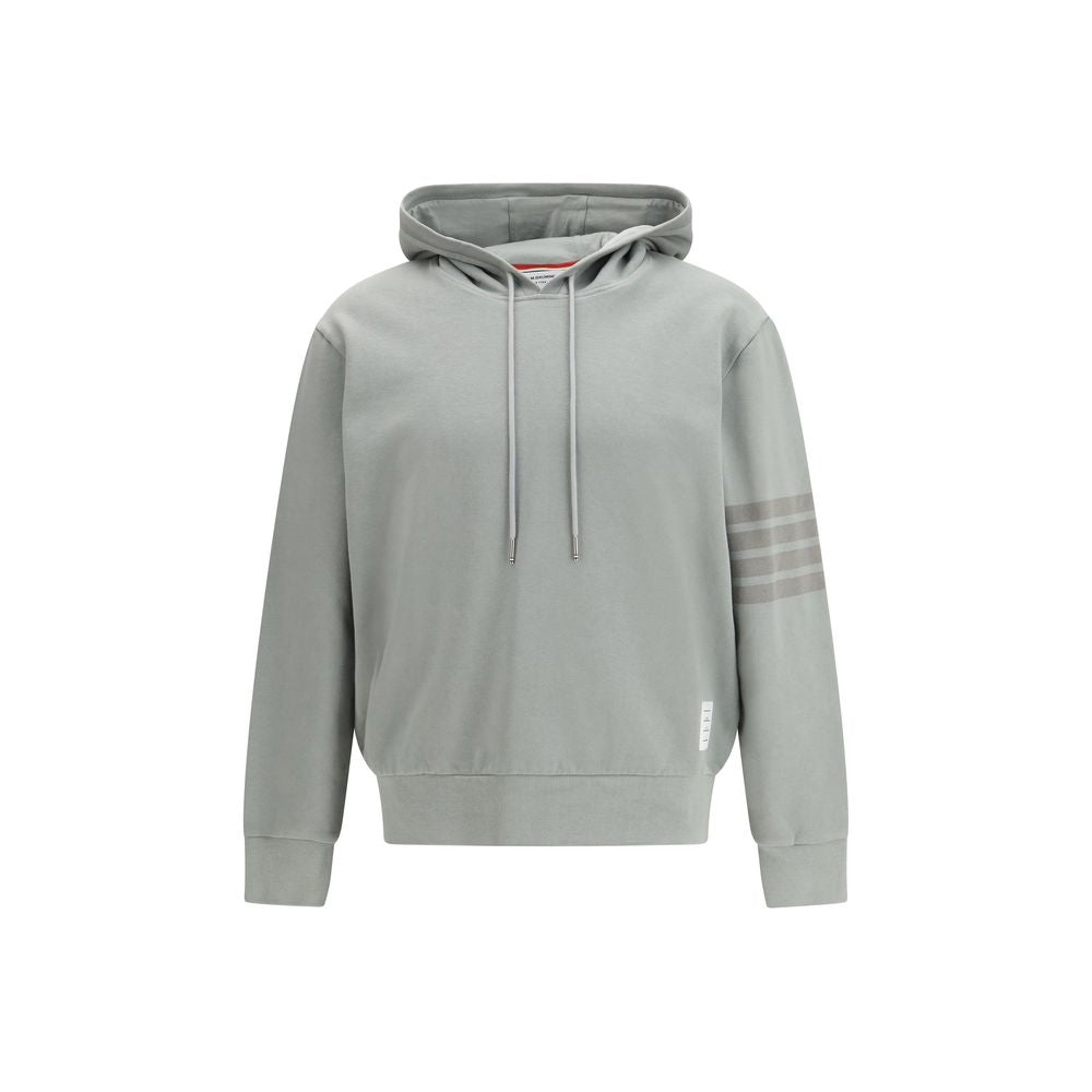 Thom Browne Gray Cotton Sweatshirt - Luxe Marca