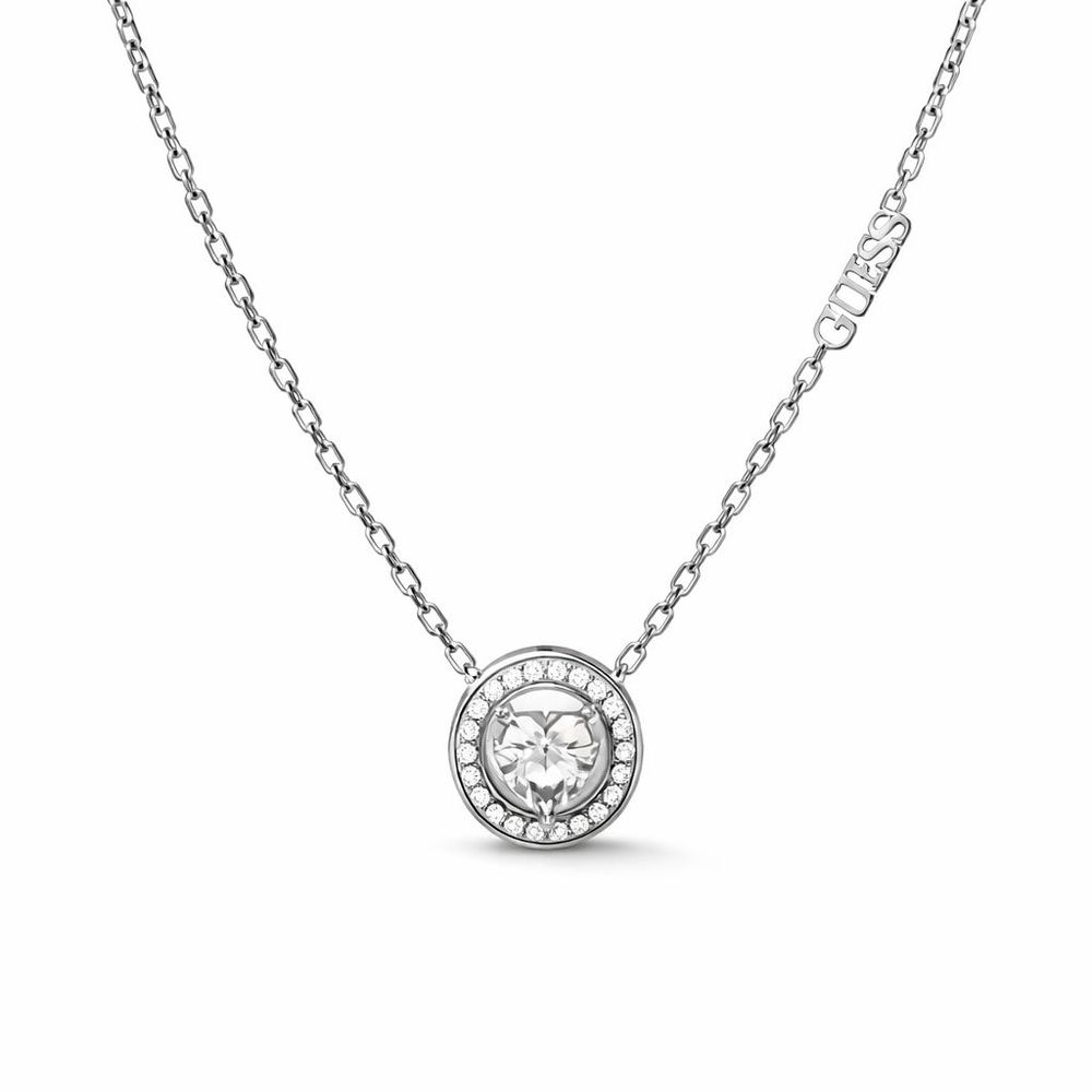 Guess Gray Stainless Steel Necklace - Luxe Marca