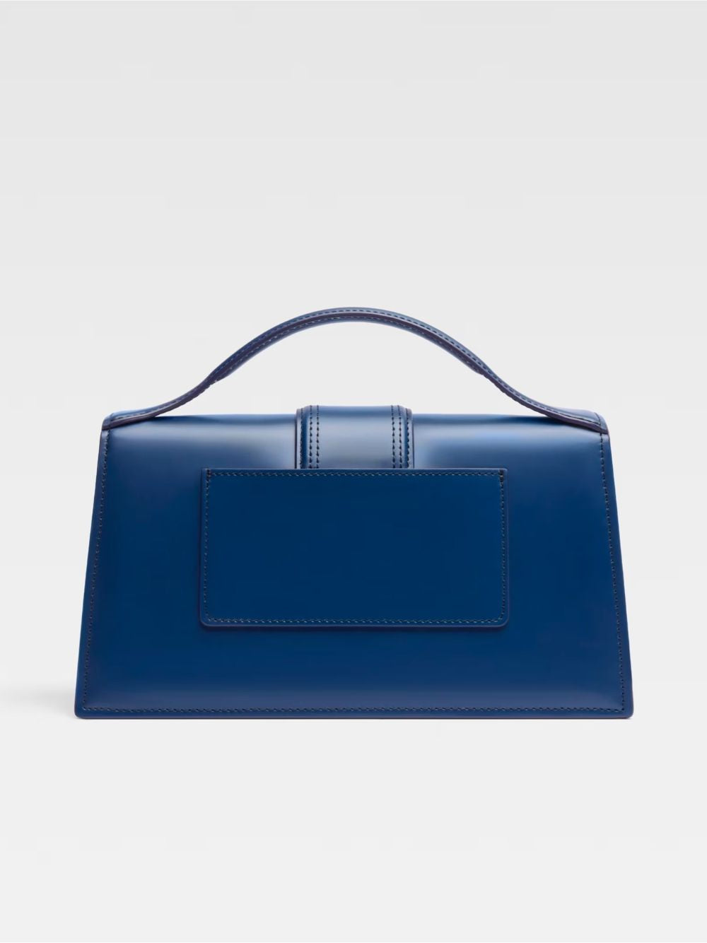 Jacquemus Dark NavyLeather Le Grand Bambino Handbag - Luxe Marca