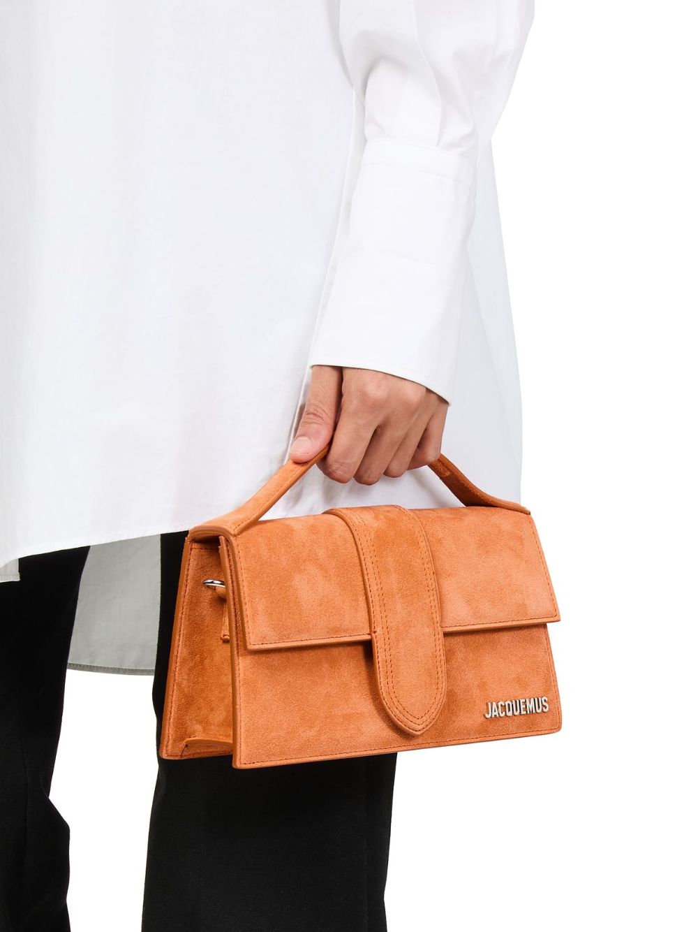 Jacquemus Terracotta Leather Le Grand Bambino Handbag - Luxe Marca