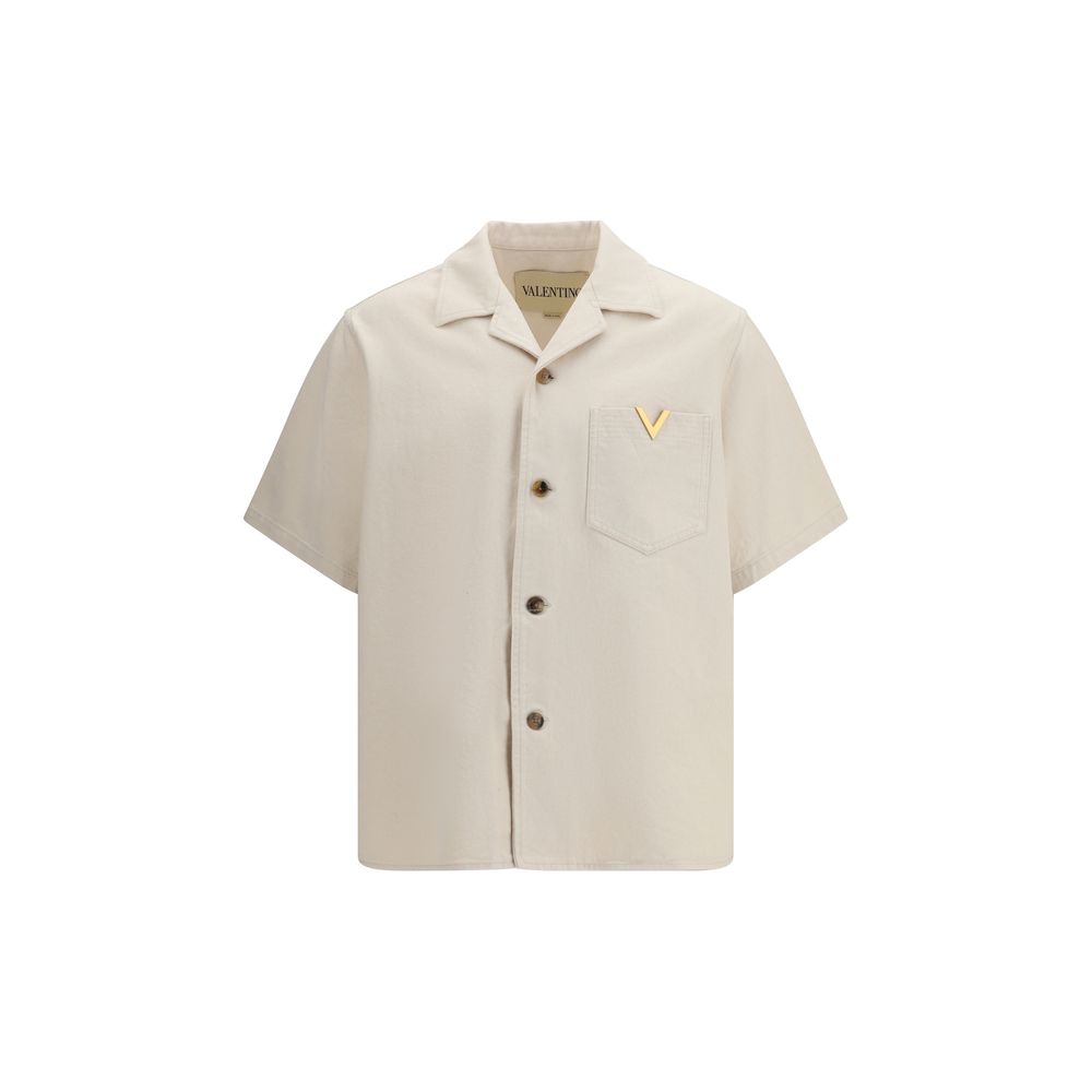 Valentino Beige Denim Shirt - Luxe Marca