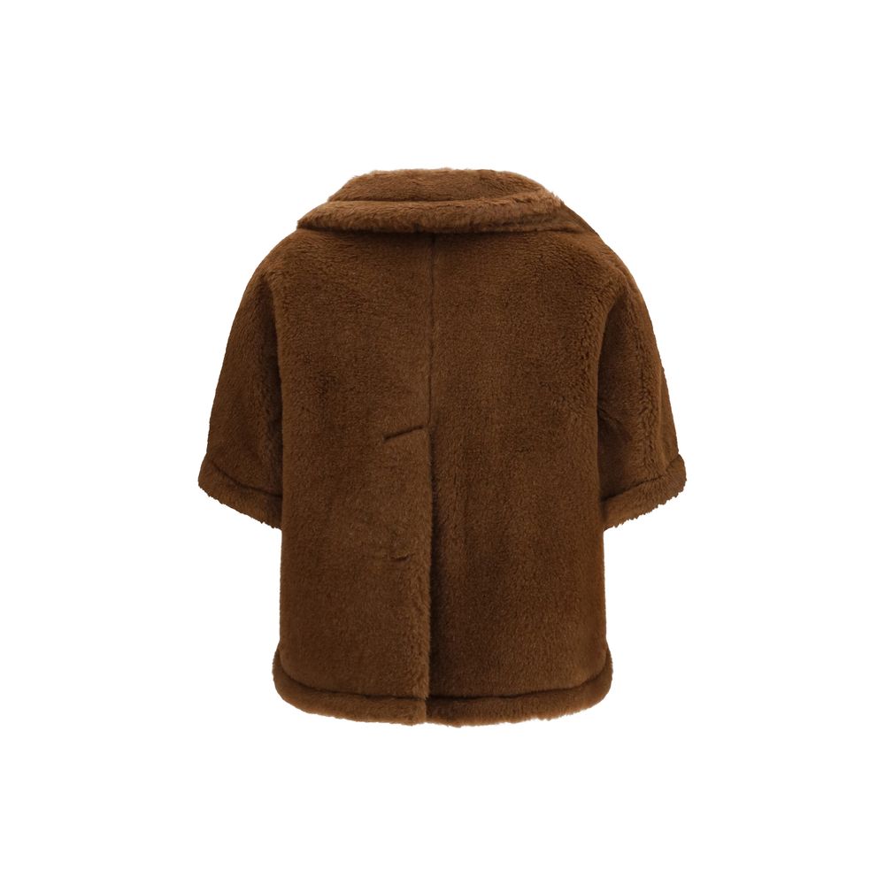 Max Mara Brown Alpaca Vicugna Pacos Coat - Luxe Marca