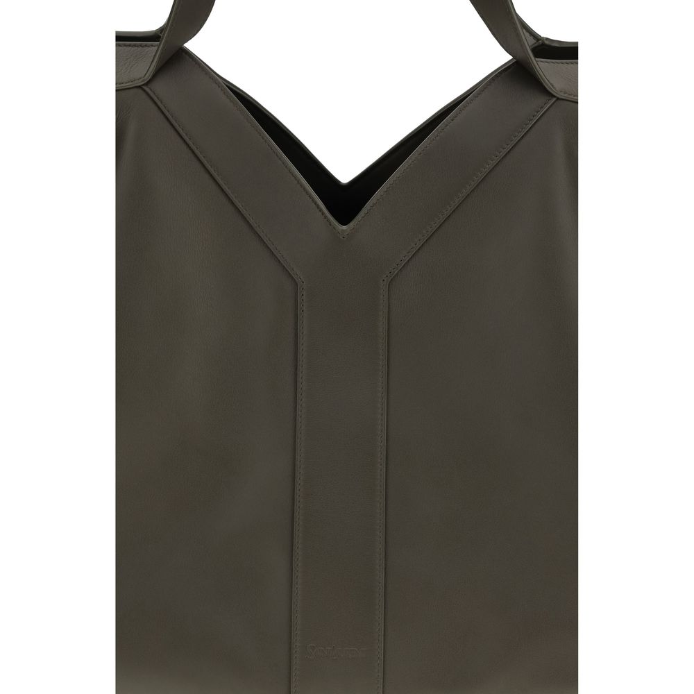 Saint Laurent Bicolor Calf Leather Bos Taurus Shoulder Bag - Luxe Marca