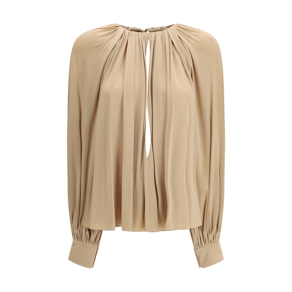 Ferragamo Beige Viscose Top