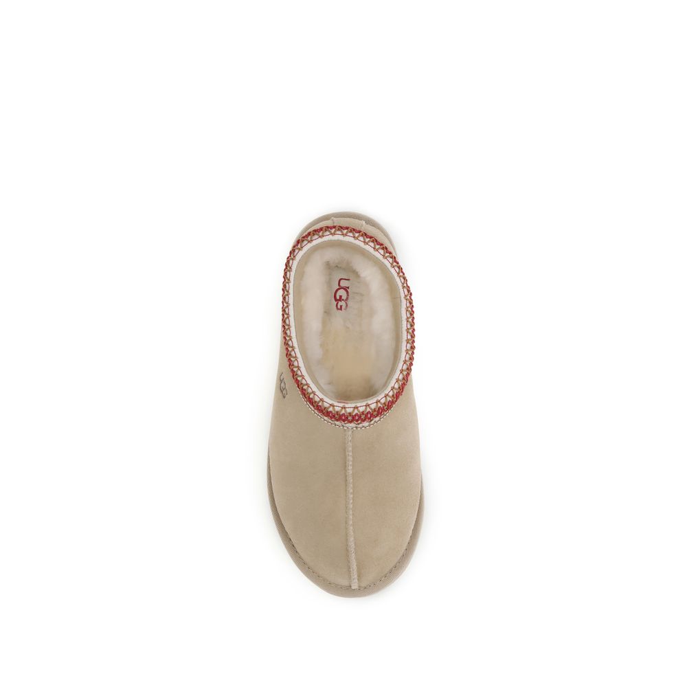 حذاء UGG بيج من جلد العجل Bos Taurus