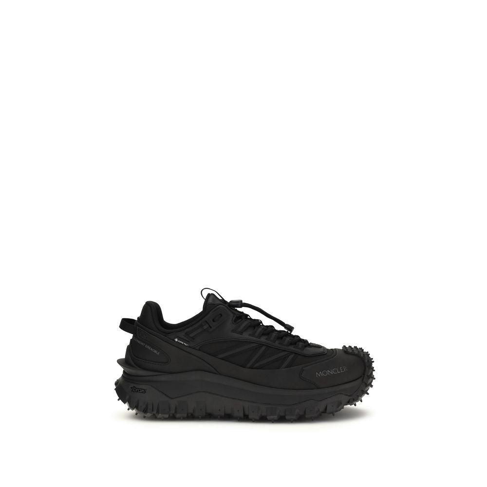 Moncler Black Polyamide Athletic Sneakers - Luxe Marca