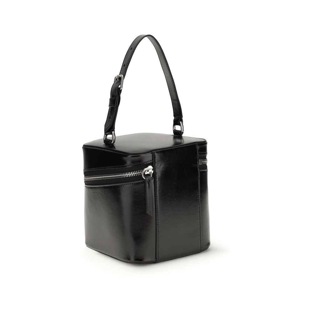 Margiela Black Calf Leather Bos Taurus Backet Bag - Luxe Marca