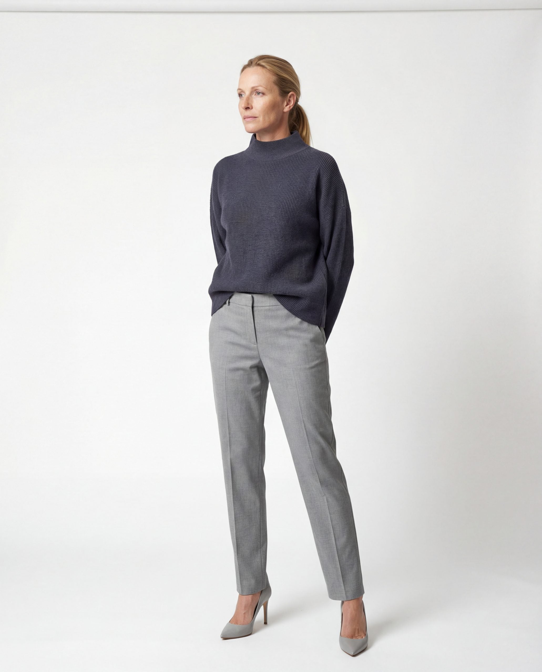 Brunello Cucinelli Blue Cashmere Sweater
