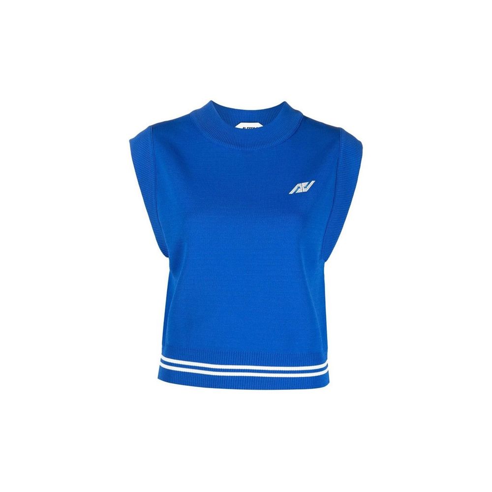 Autry Blue Nylon Waistcoat - Luxe Marca