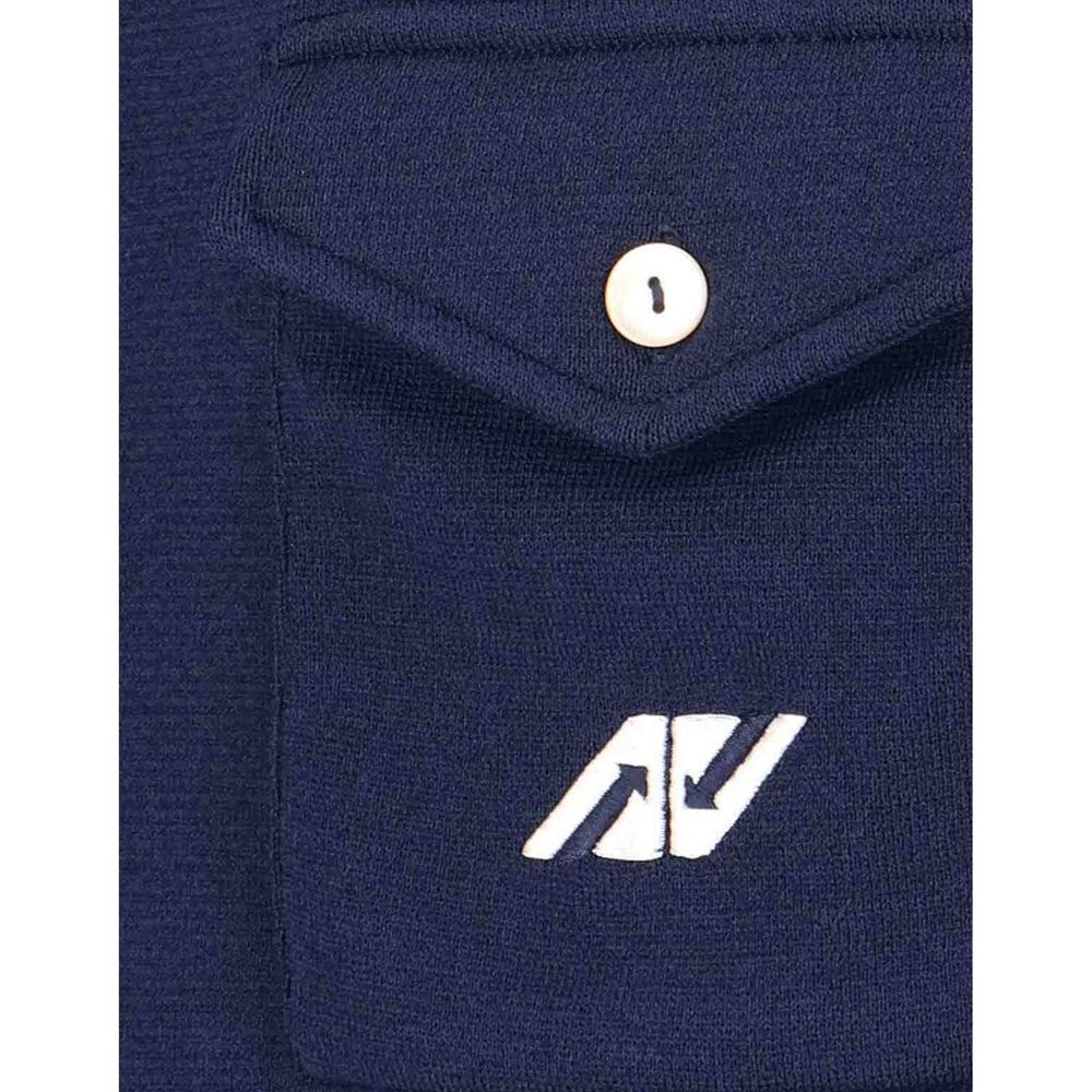 Autry Blue Nylon Cardigan - Luxe Marca