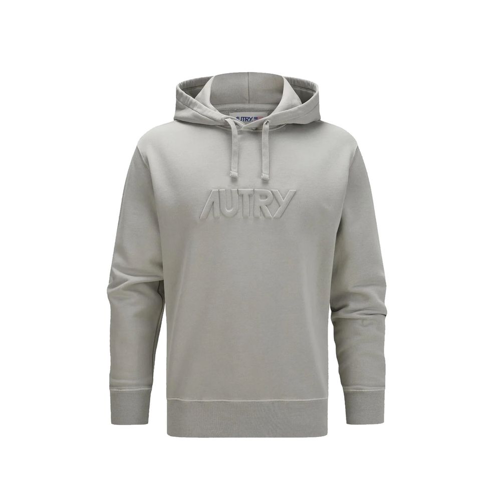 Autry Gray Cotton Hoodie - Luxe Marca
