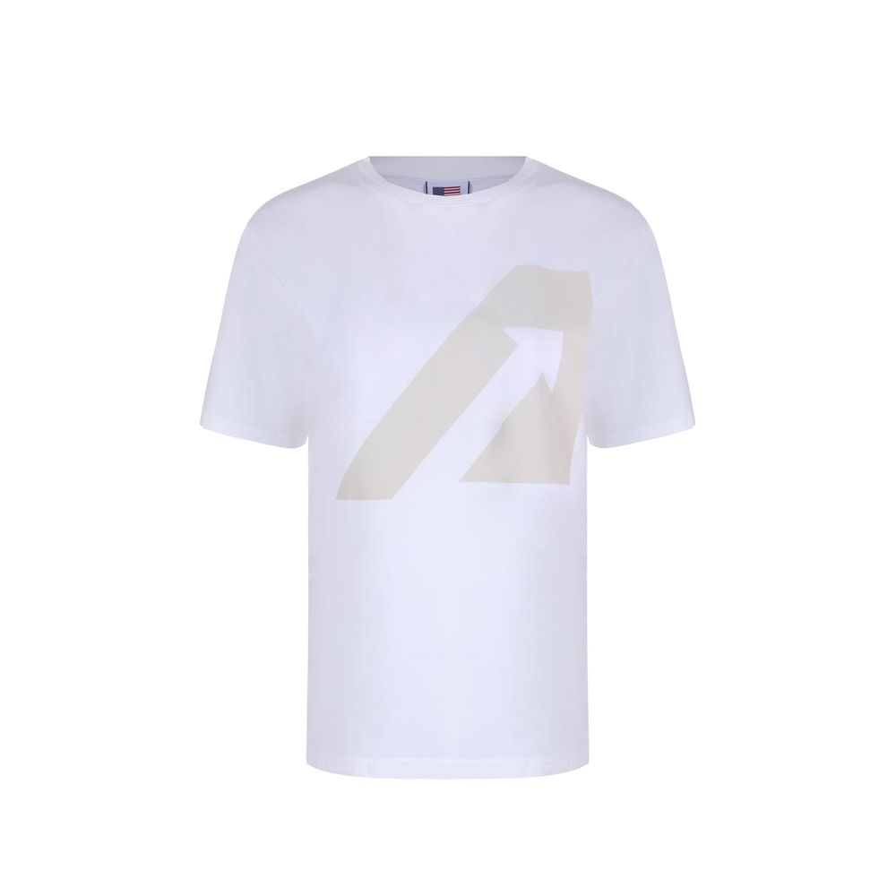 Autry White Cotton T-Shirt - Luxe Marca