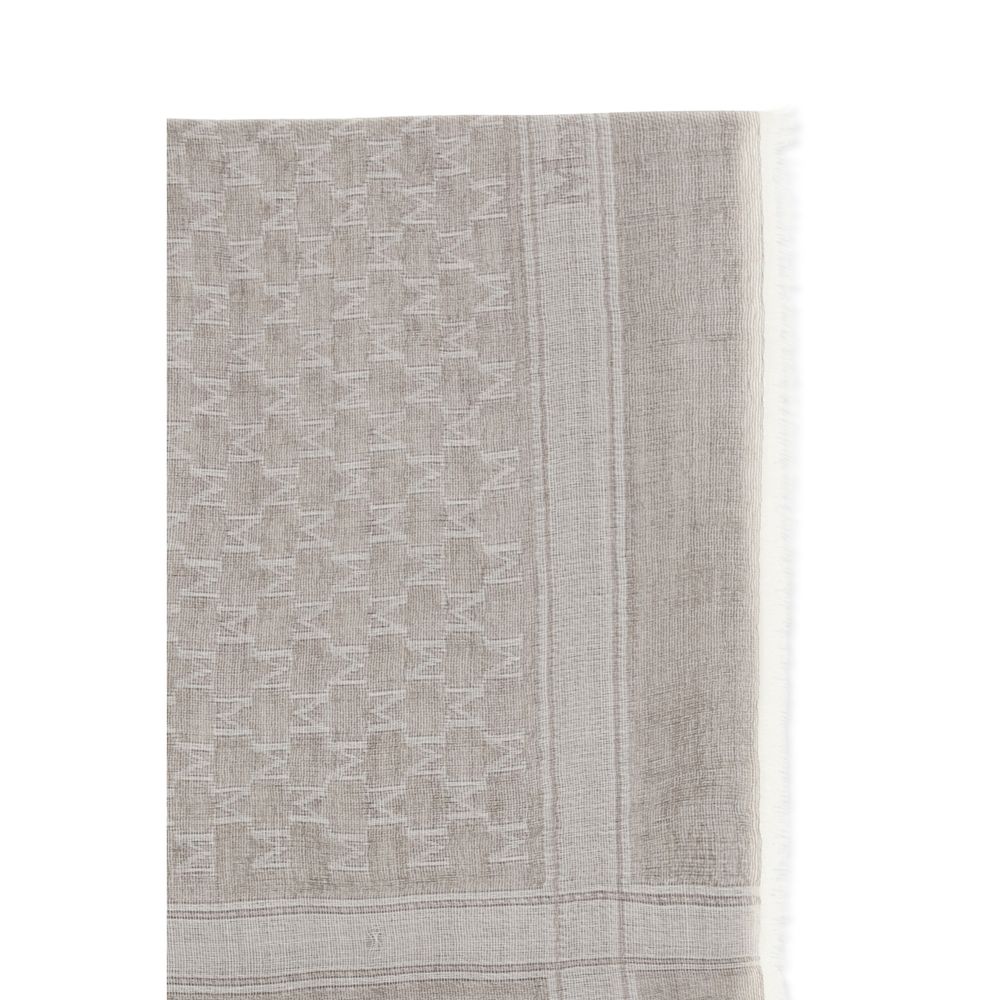 Max Mara Beige Wool Scarf - Luxe Marca