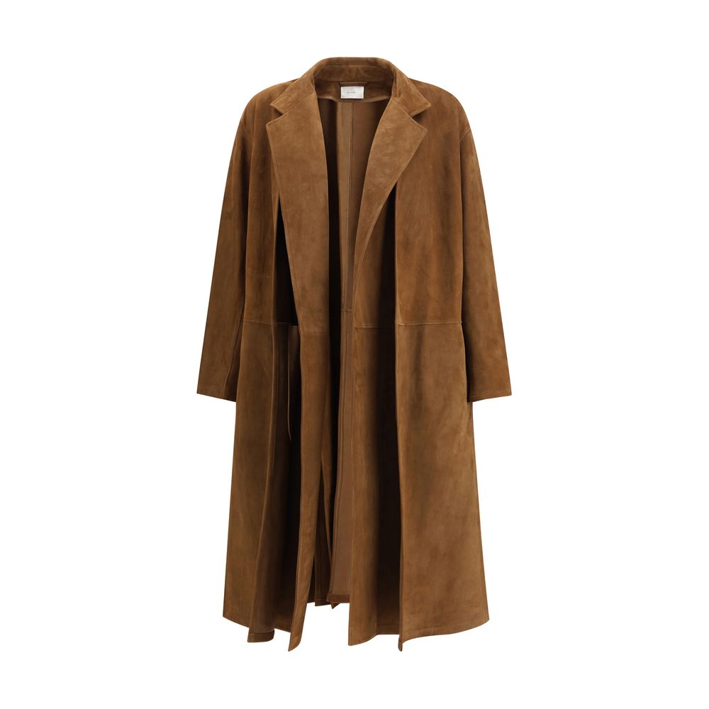 The Row Brown Lamb Ovis Aries Aries Coat - Luxe Marca