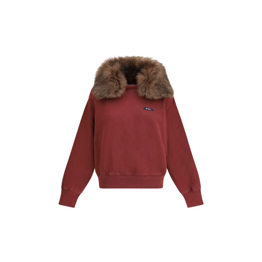 Prada Bordeaux Cotton Sweatshirt
