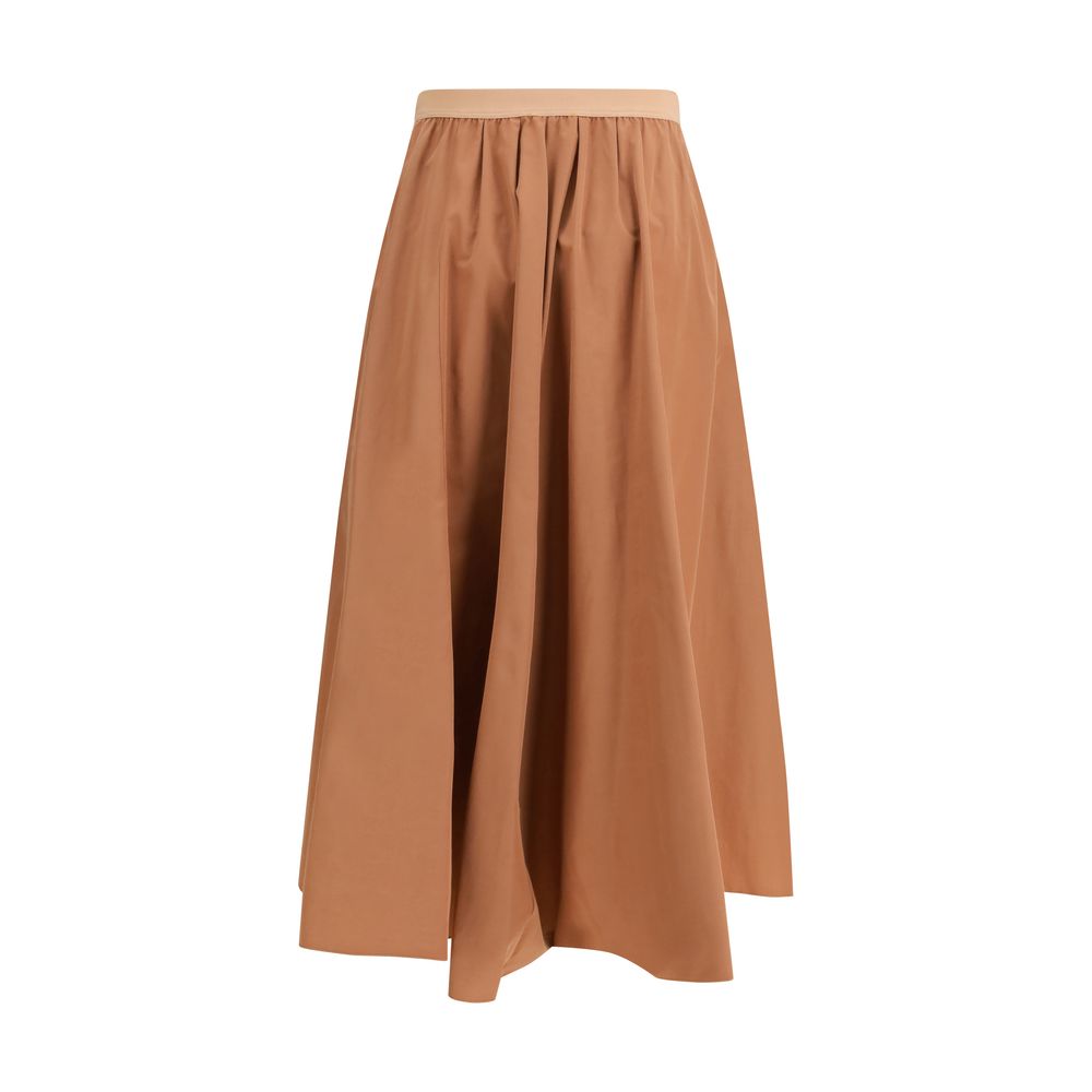 Forte_Forte Multicolor Polyester Midi Skirt - Luxe Marca
