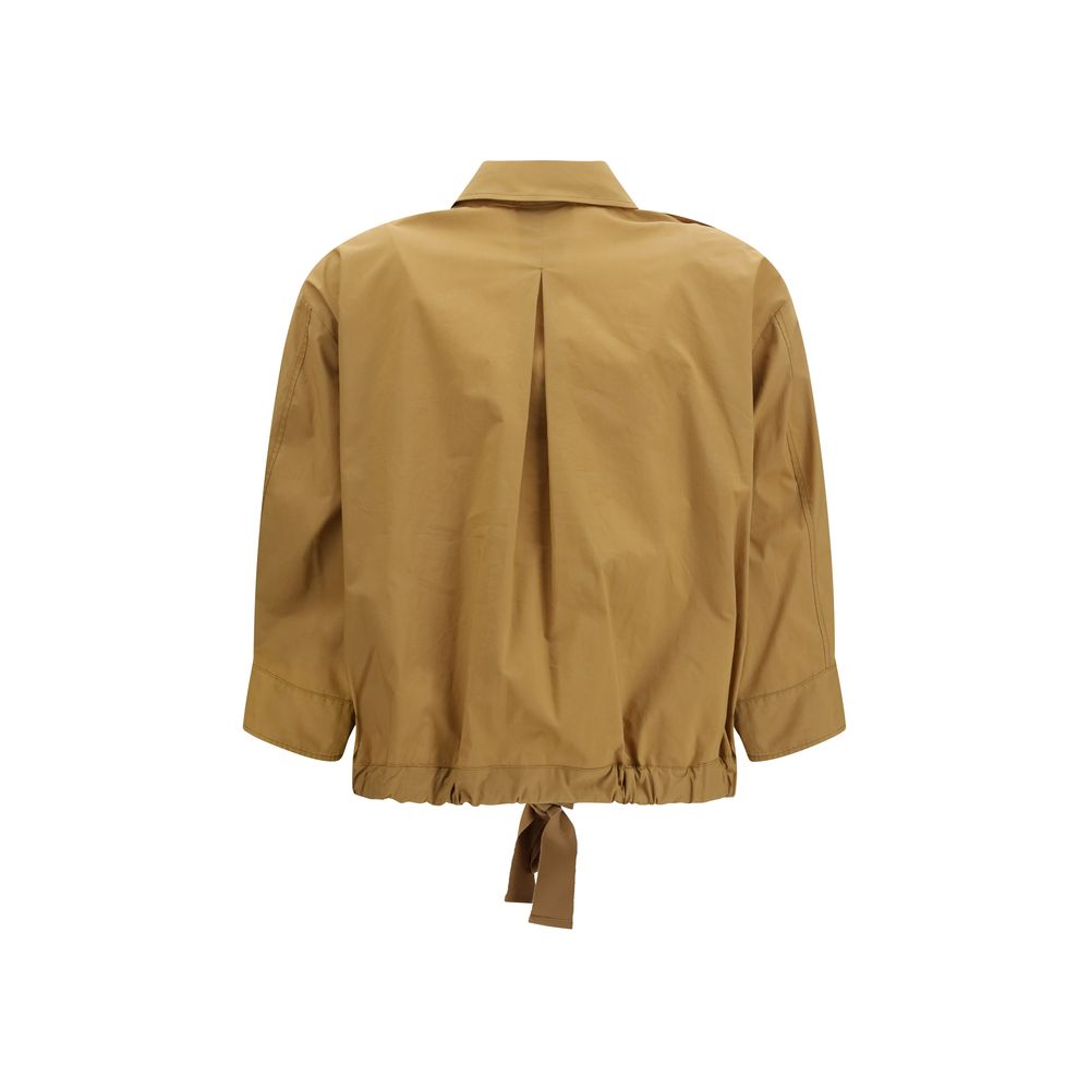 Forte_Forte Bicolor Cotton Shortsleeve Shirt - Luxe Marca