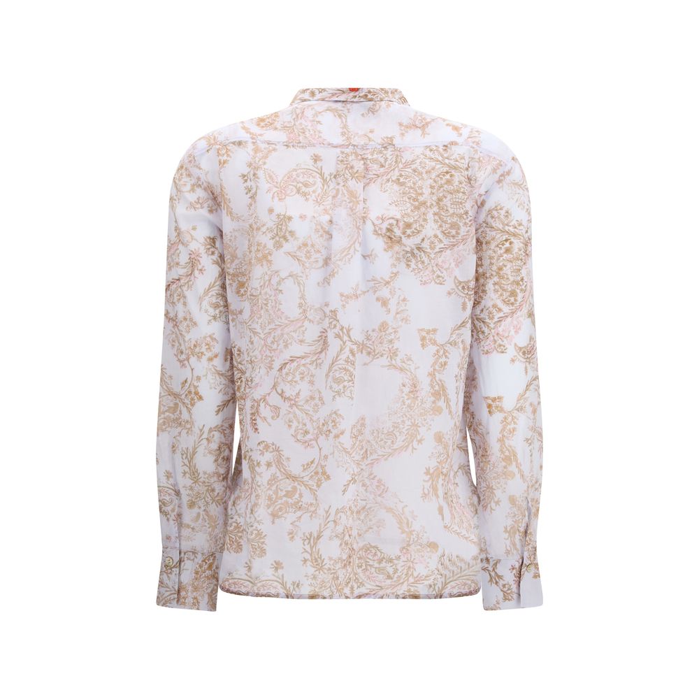 Forte_Forte Multicolor Cotton Pattern Shirt - Luxe Marca