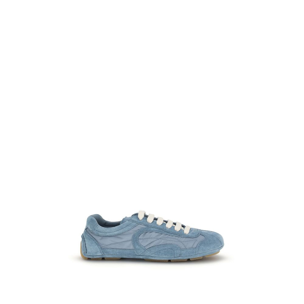 Prada Blue Lamb Ovis Aries Aries Athletic Sneakers - Luxe Marca