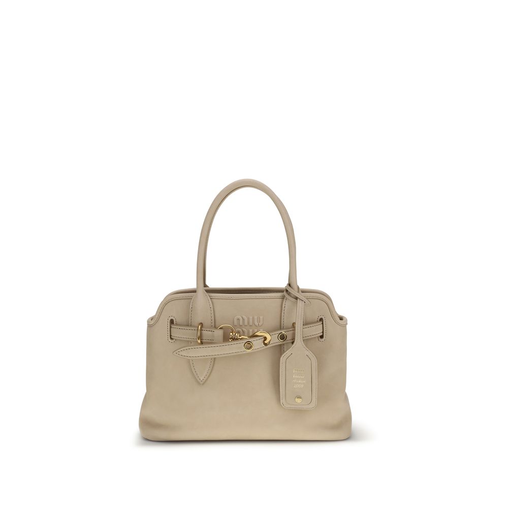 Miu Miu Beige Lamb Ovis Aries Aries Handbag - Luxe Marca