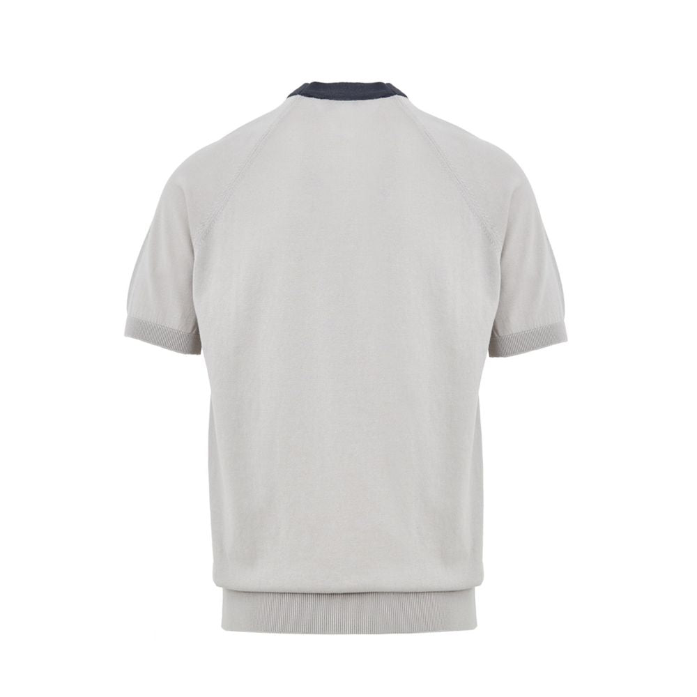 Gran Sasso Beige Cotton T-Shirt