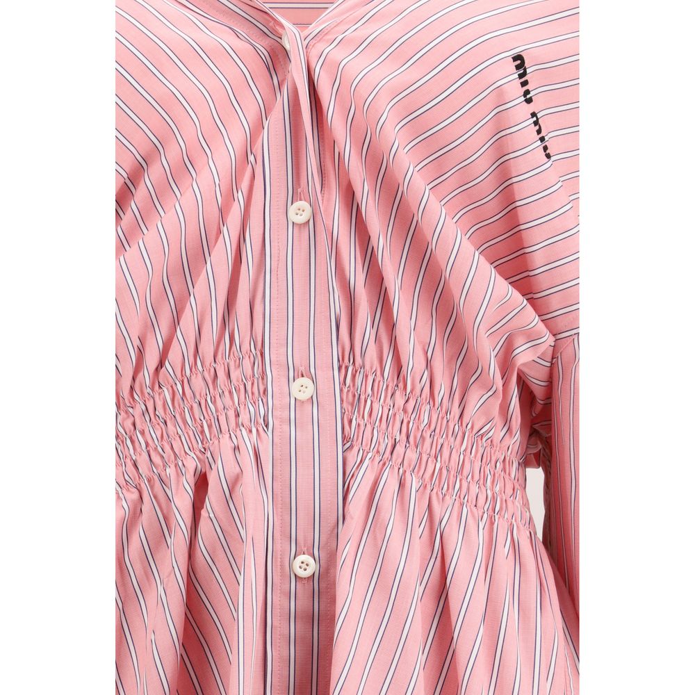 Miu Miu Multicolor Cotton Casual Dress - Luxe Marca