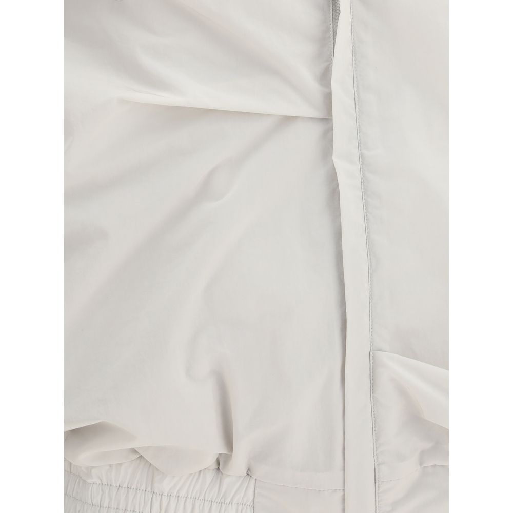 ALAINPAUL Gray Polyamide Full-Length Jacket - Luxe Marca